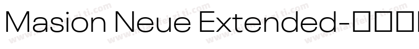Masion Neue Extended字体转换